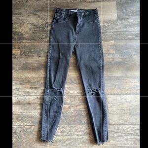 Zara black denim